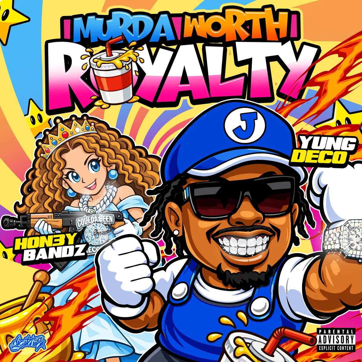 Yung Deco & Hon3y Bandz — Murda Worth Royalty